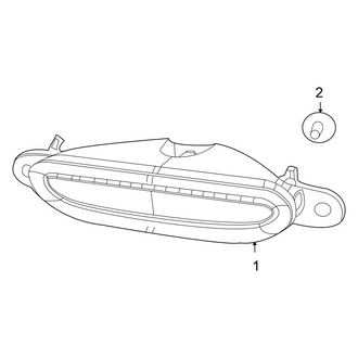 Chrysler OE - Rear Lamps - High Mount Lamps (Convertible)