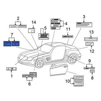 Chrysler OE - Emission Label
