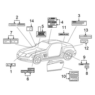 Chrysler OE - Information Labels - Labels