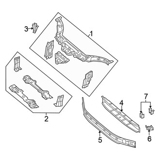 Chrysler OE - Radiator Support