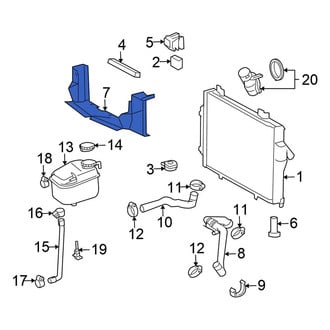 Chrysler OE - Radiator Support Air Duct