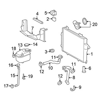 Chrysler OE - Cooling - Radiator & Components