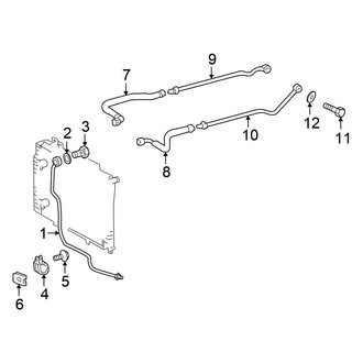 Chrysler OE - Cooling - Trans Oil Cooler