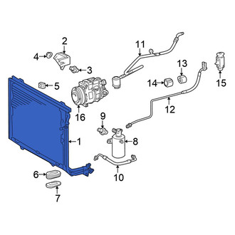 Chrysler OE - A/C Condenser