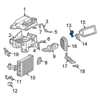 Chrysler OE - HVAC Air Inlet Door Actuator