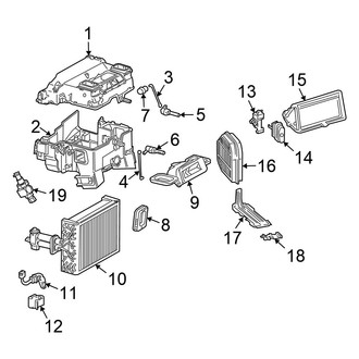 Chrysler OE - Air Conditioner & Heater - Evaporator Components
