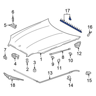 Chrysler OE - Hood Seal