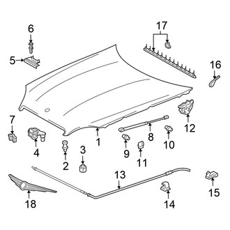 Chrysler OE - Hood & Components