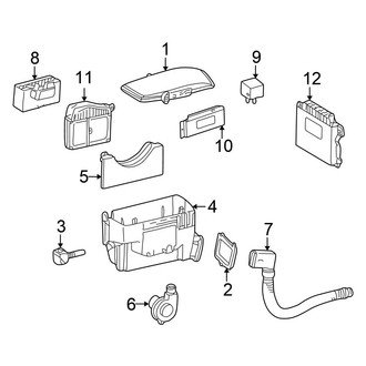 Chrysler OE - Electrical - Fuse & Relay (Passenger Side), (Base)