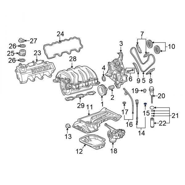 Engine Oil Dipstick O-Ring