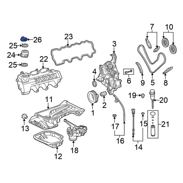 Engine Oil Filler Cap