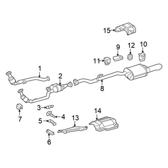 Chrysler OE - Exhaust System - Exhaust Components (SRT-6)