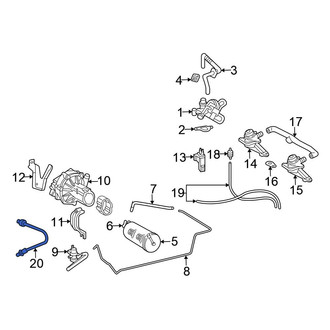 Chrysler OE - Rear Left Oxygen Sensor