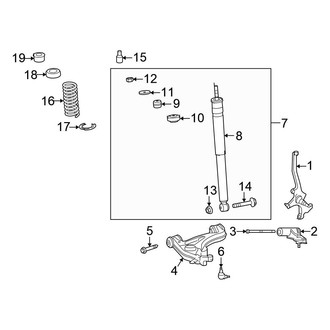 Chrysler OE - Front Suspension - Suspension Components