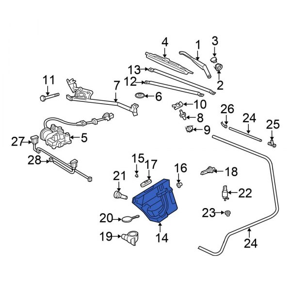 Washer Fluid Reservoir