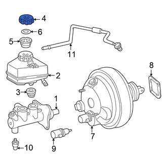 Chrysler OE - Brake Master Cylinder Reservoir Cap