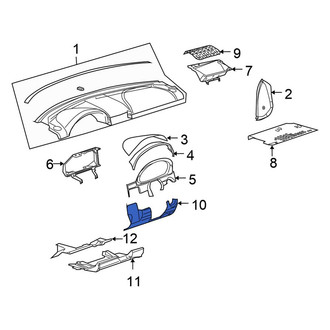 Chrysler OE - Lower Instrument Panel Knee Bolster