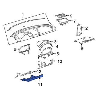 Chrysler OE - Lower Instrument Panel Knee Bolster