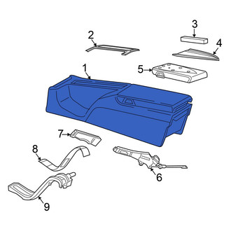 Chrysler OE - Center Rear Center Console