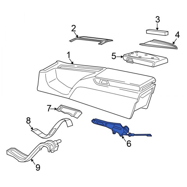 Parking Brake Pedal Release Handle