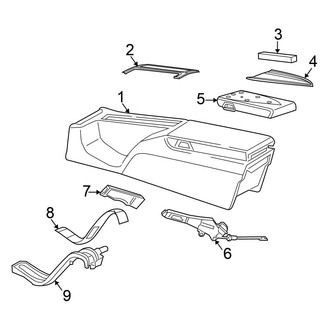 Chrysler OE - Rear Console