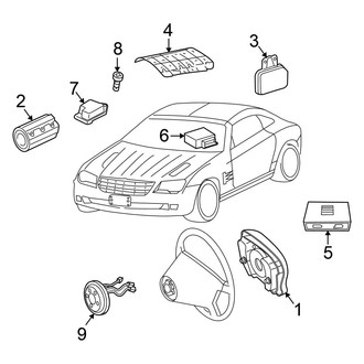 Chrysler OE - Restraint Systems - Air Bag Components
