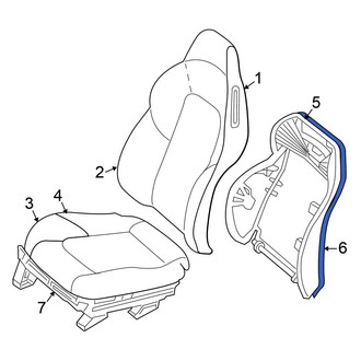 Chrysler OE - Seat Back Panel