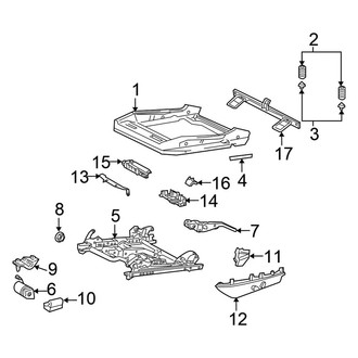Chrysler OE - Seats & Tracks - Tracks & Components
