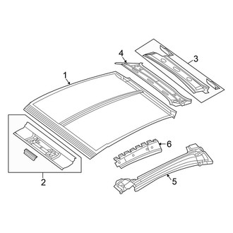 Chrysler OE - Roof & Components (Base Coupe)