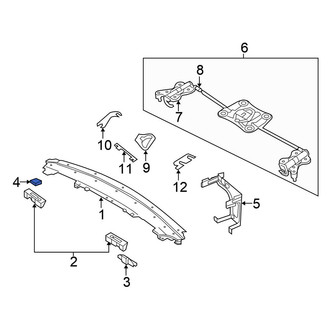Chrysler OE - Convertible Top Switch Bracket