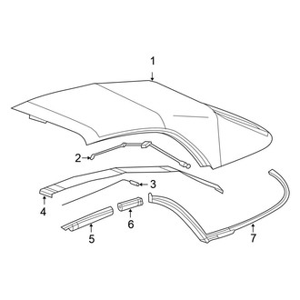 Chrysler OE - Convertible/Soft Top - Cover & Components (Limited Convertible)