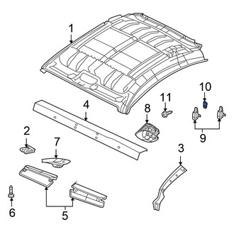 Chrysler OE - Coat Hook Clip