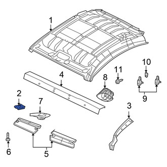 Chrysler OE - Sun Visor Clip