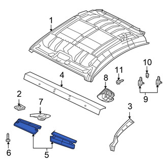 Chrysler OE - Right Sun Visor