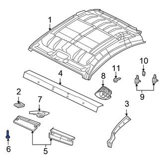 Chrysler OE - Sun Visor Screw