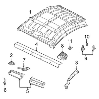 Chrysler OE - Roof - Interior Trim (Base Coupe)