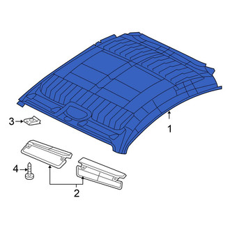 Chrysler OE - Lower Headliner