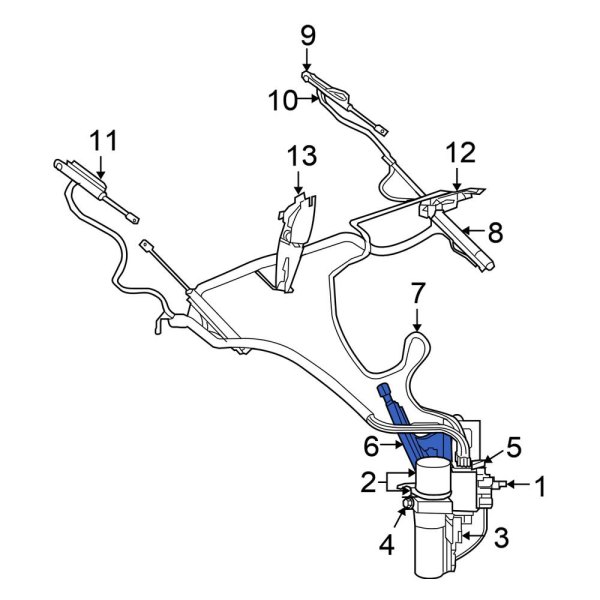 Convertible Top Hydraulic Cylinder