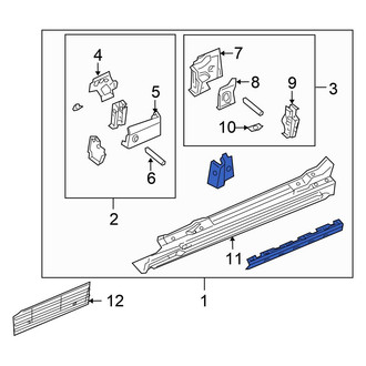 Chrysler OE - Left Rocker Panel