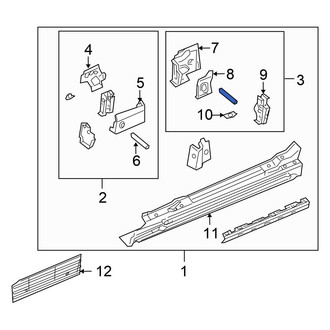 Chrysler OE - Left Rocker Panel