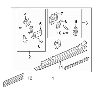 Chrysler OE - Pillars, Rocker & Floor - Rocker