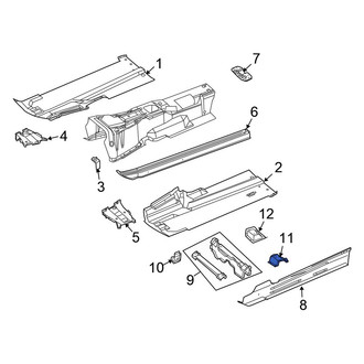 Chrysler OE - Right Outer Seat Track Reinforcement