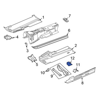 Chrysler OE - Right Inner Seat Track Reinforcement