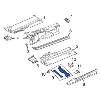 Chrysler OE - Left Floor Pan Crossmember