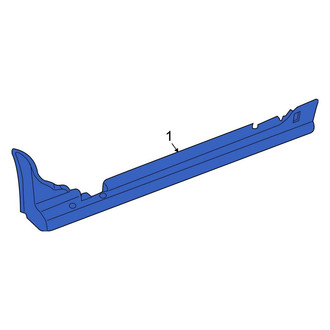 Chrysler OE - Right Rocker Panel Guard