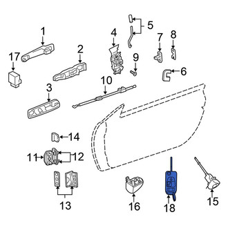 Chrysler OE - Keyless Entry Transmitter