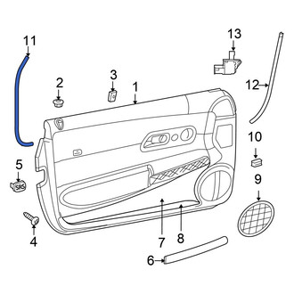 Chrysler OE - Rear Door Edge Guard