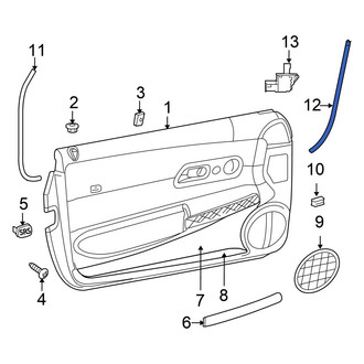 Chrysler OE - Rear Door Edge Guard