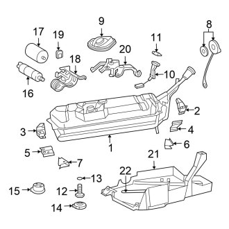 2008 Chrysler Crossfire OEM Fuel System Parts | Pumps, Lines — CARiD.com