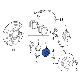 Chrysler OE - Rear Wheel Hub